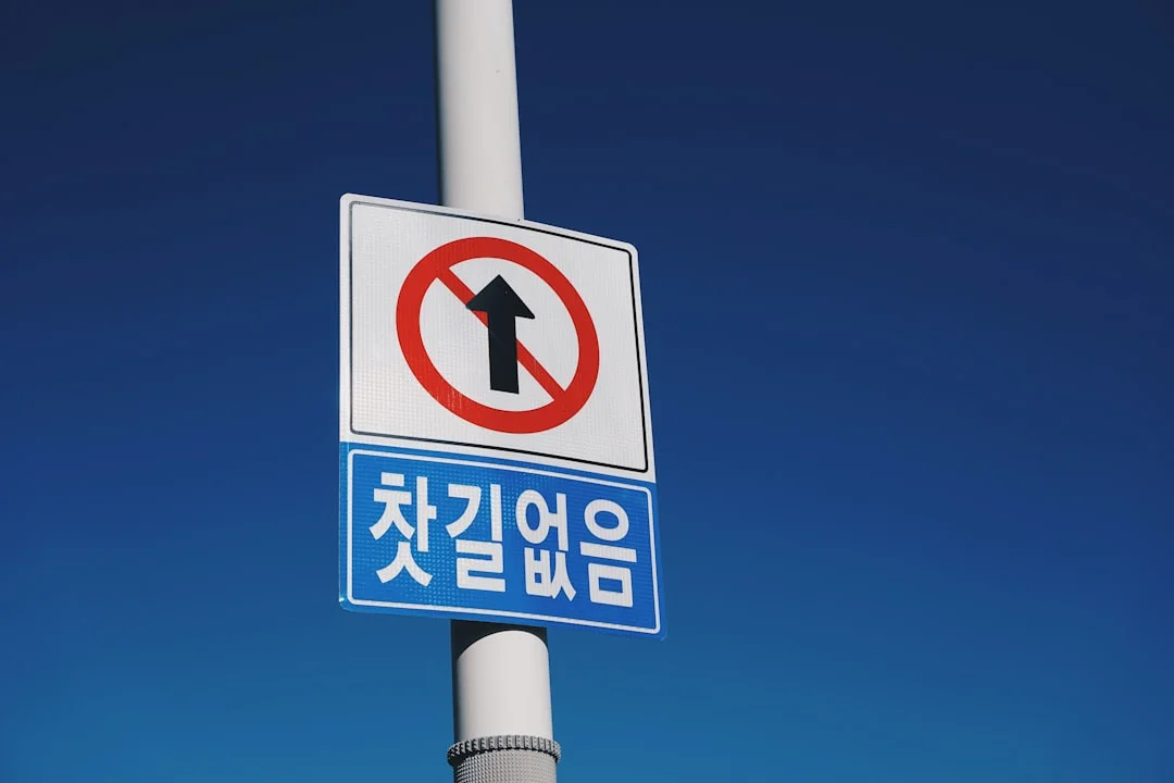 street signage