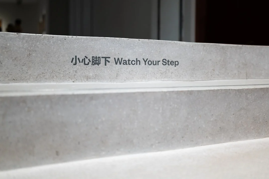 a close up of a sign on a wall