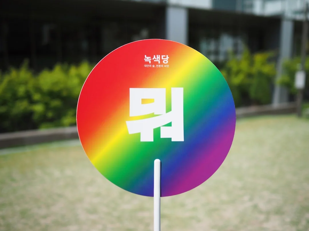 multicolored stick