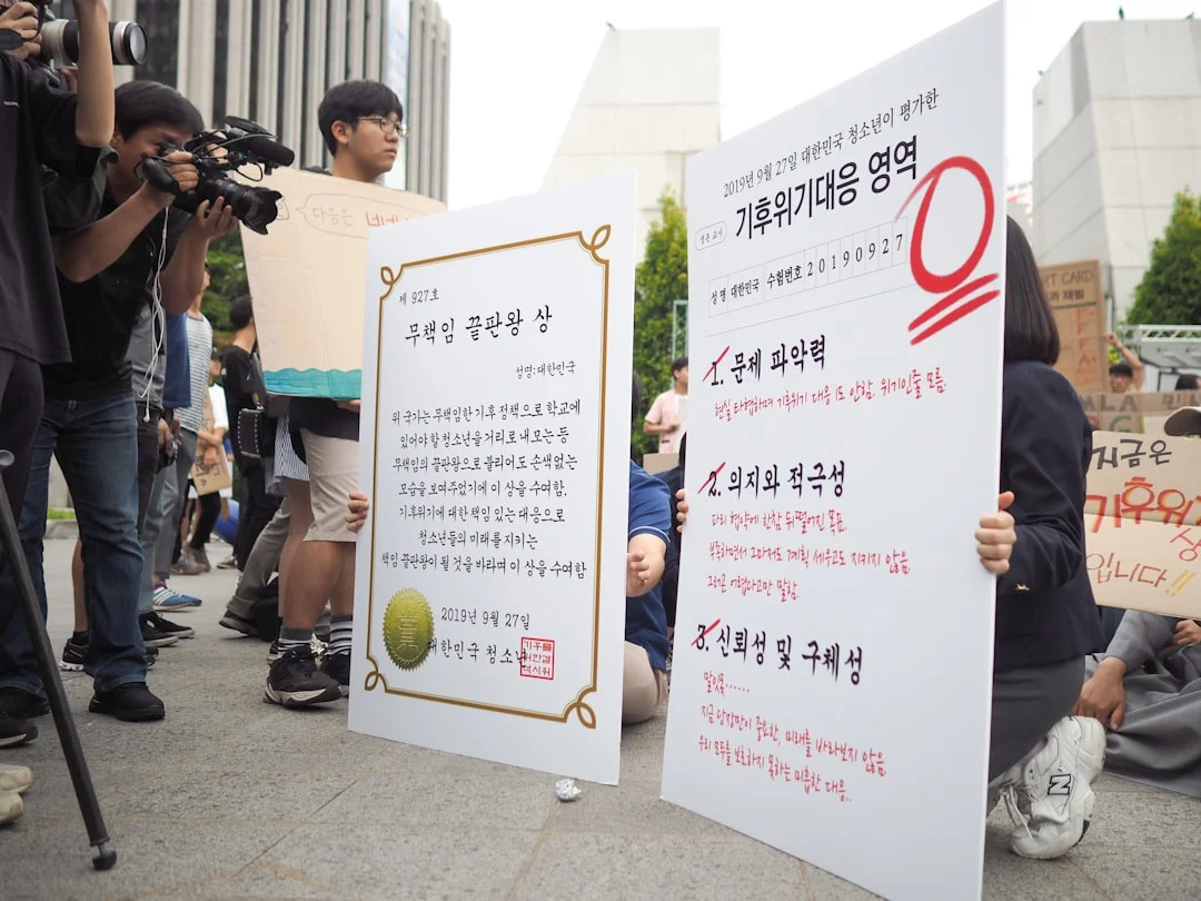 white signages