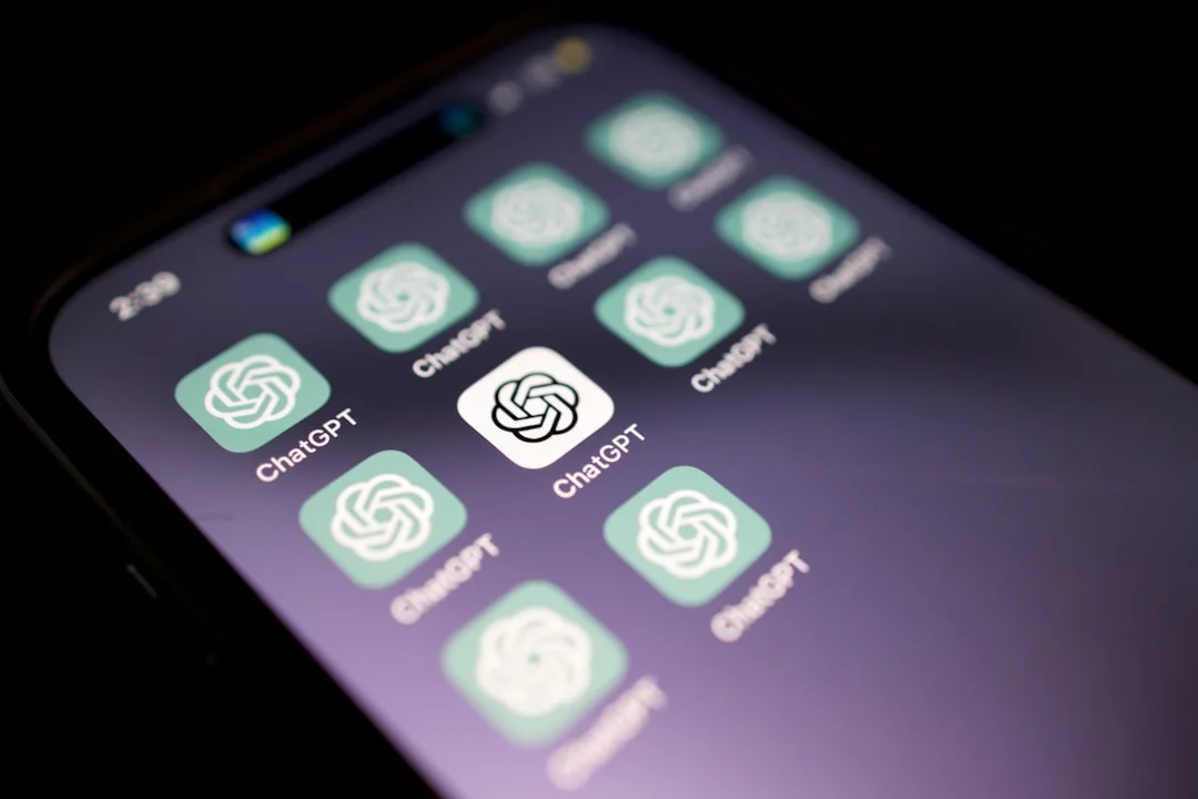 a close up of a cell phone with icons on it