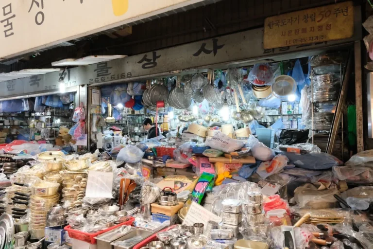 A crowded shop filled with various items.