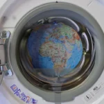 The earth is in the washing machine.