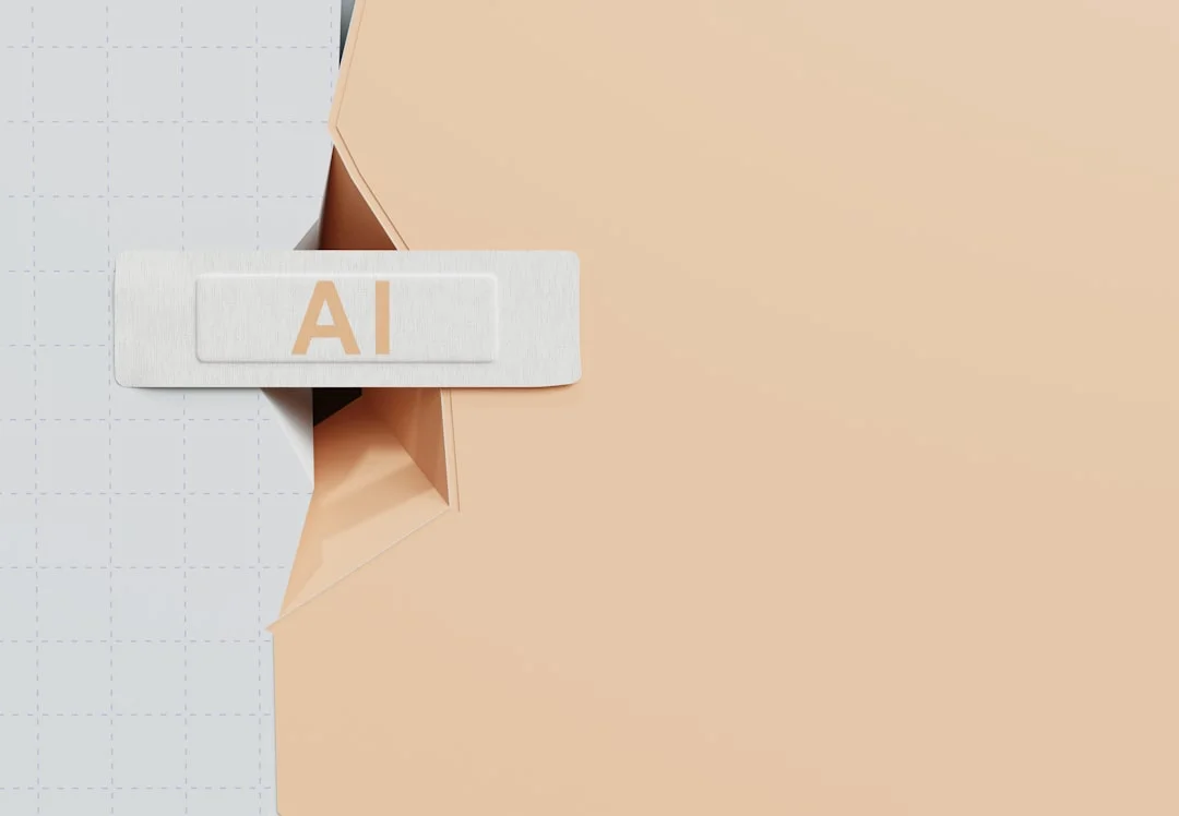 A name tag with ai written on it